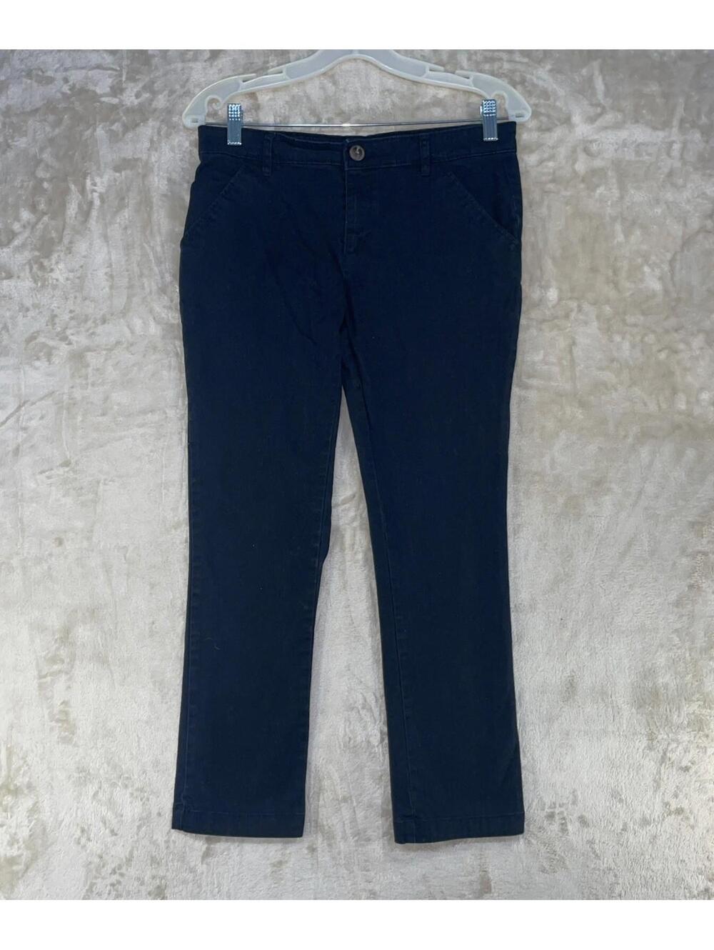 OLD NAVY Women's Mid-Rise Skinny Uniform Black Jack Pants Size 14 Plus EUC